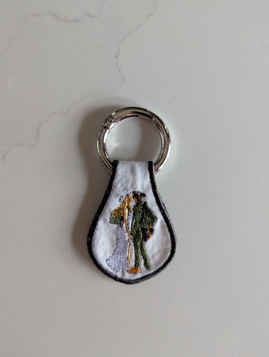 CUSTOM EMBROIDERED KEYCHAIN