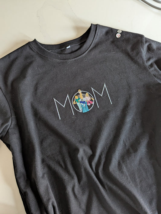 MAMA-MADE ISH EMBROIDERED TEE