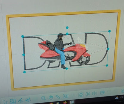 DAD EMBROIDERED TEE